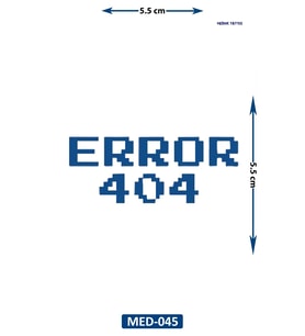 Error 5 cm Minimal geçici Dövme Yarı Kalıcı Geçici Dövme