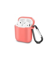 Apple Airpods 2 (2.nesil) Sert Silikon Kılıf - Fuşya