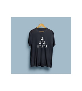 Oversize Business / Yönetici ve Müdürler  tasarım unisex T-shirt (Siyah)