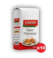 Yazar Mısır Nişastası 800 Gr x 10 Paket