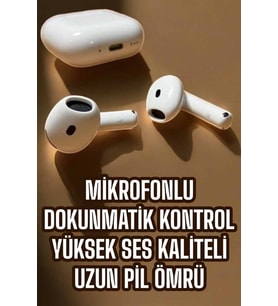 4.Nesil Kaliteli Tws Android Ve İos Uyumlu Mikrofonlu Kulaklık