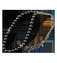 Hematit Doğal Taş Tesbih 33lük - 6mm (Çok Renkli)