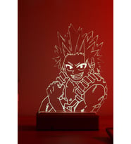Eijiro Kirishima My Hero Academia 16 Renk Kumandalı 3D Gece Lambası