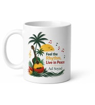 Reggae Temalı Özel Tasarım Baskılı Kupa Bardak Müzik Severler İçin Hediye