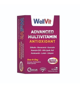Wellvit Advanced Multivitamin 30 Kapsül