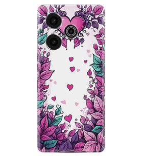 Pova 6 Pro (LI9) Kılıf Boutique Baskılı Resimli Kalpler Pcode -009