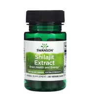 Swanson, Shilajit Extract, Standardized, 400 mg, 60 Veggie Capsules (Kristal Mavi)