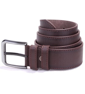 Dagoster DMK26-458 Kahve 4.5 cm Suni Deri Erkek Kemer