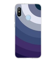 Xiaomi Mi A2 Lite Uyumlu Kapak Renk Cümbüşü Tasarımlı Şeffaf Silikon Kılıf