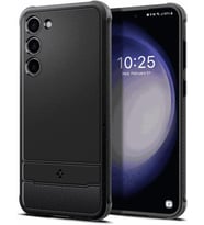 Spigen Galaxy S23 Plus ile Uyumlu Kılıf Rugged Armor Matte Black (Siyah)