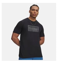 UNDER ARMOUR UA Box Label Siyah Erkek T-Shirt 6017350-001