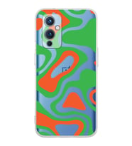 PrintiFy OnePlus 9 Uyumlu Kamera Korumalı Renkli Desen Tasarımlı Şeffaf Silikon Kılıf