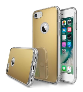 Ringke Mirror Fusion iPhone 7 ile Uyumlu Aynalı Kılıf Royal Gold