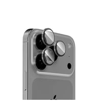 Coverzone iPhone 17 Pro ile uyumlu Kamera Lens Koruma Kolay Takabilen G�r�? A�?s?n? Bozmayan Y�ksek ��z�n�rl�kl� Premium Advice Safir Kamera Lens Koruma (Gri, iPhone 17 Pro)