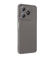 Realme C61 Kılıf Auto Focus Karbon Kapak - Gri