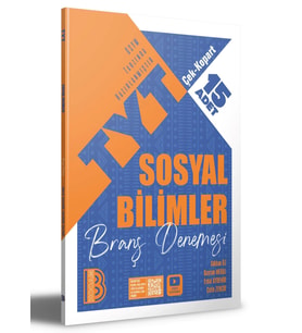 Benim Hocam Yayınları 2026 Tyt Sosyal Bilimler 15'li Branş Denemesi