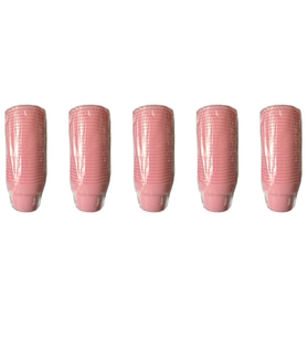 Omeyva Renkli Sert Mika Plastik Kristal Bardak - Pembe - 6 Oz / 180 CC - 125 Adet