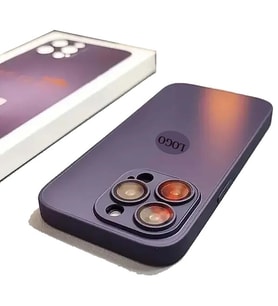 Meks Apple iPhone Uyumlu Ag Glass Buzlu Lens Korumalı Cep Telefonu Kılıfı Yeni 14 Serisi