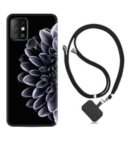 INFINIX Hot 8 9 10 11S Hot 10 Play 10T Kılıf Boyun Askılı Silikon Çiçekler 1639