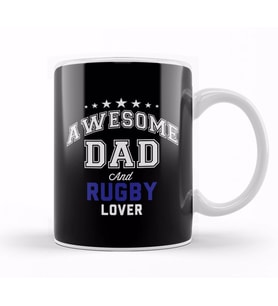 Fathers Day Awesome Dad And Football Lover Kupa Bardak Porselen