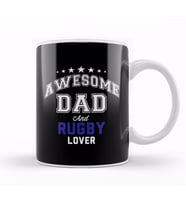 Fathers Day Awesome Dad And Football Lover Kupa Bardak Porselen