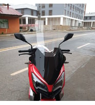 MOTOCAM RKS Reale 125 Ön Cam 2023-2026 Model 78cm Şeffaf Renkli 4mm UZUN