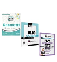 Palme TYT Geometri Soru Bankası ve Marka Deneme ile Çıkmış Sorular Seti 3 Kitap