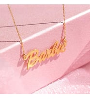 Kişiye Özel 925 Ayar Gümüş Barbie Kolye