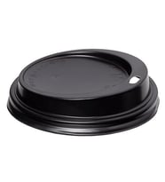 12-14-16 Oz Sıcak İçecek Kapağı Siyah 90mm 100 ADET