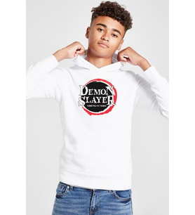 Demon Slayer Anime Squad Demon Slayer Kimetsu No Yaiba Beyaz Çocuk 3ip Kapşonlu Sweatshirt