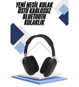 Yeni Nesil Bluetooth Kulaklık Kulak Üstü ANC Özelliği Yüksek Ses Kaliteli