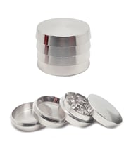 Silver 52mm. 4 katlı Grinder Herbal Öğütücüsü Parçalayıcı rb84slv