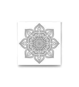 DBSanatevi Mandala Çiçek Tablo 60 X 60 Cm
