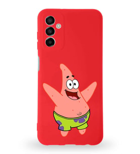 Samsung Galaxy A04s Uyumlu Lansman Kılıf Altı Kapalı İçi Kadife  Patrick Yıldız Tasarımlı  Kapak (Şeffaf)