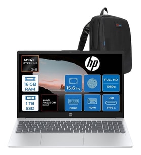 HP Omnibook 3 Next Gen Aı 15-FN0003NT Amd Ryzen™ Aı 5 340 16GB Ddr5 1tb SSD Amd Radeon™ 840M Grafik 15,6"fhd (1920 x 1080) Freedos Taşınabilir Bilgisayar BQ2C5EAF03+ZETTAÇANTA