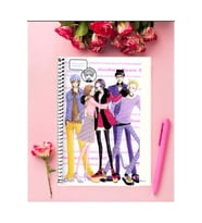 Nana Anime Defter 1 Adet Özel Tasarım A4 Boyutu 21*29 Cm Telli Kareli Defter