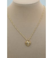 STİL İNCİSİ/ XUPING JEWELRY SAFAZEN ZİRKON TAŞLI KOLYE (Altın)