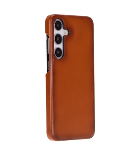 Samsung Galaxy S25 Plus Uyumlu, Hakiki Deri, El Yapımı Arka Kapak, Gölgeli Taba