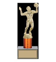 ODAK KUPA - Figürlü Kupalar - Voleybol Erkek Figürlü Kupalar FG-003 B - 23 cm