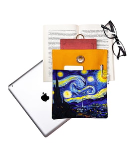 Kitap Kılıfı / Tablet Kılıfı / Ebook Kılıfı / Çok Amaçlı Kılıf (Yıldızlı Gece , Van Gogh)