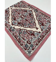 QASHKA Soft Pamuklu Şal Etro Desen LBD0716