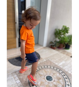 Çocuk Füme Unisex Yazlık Fox Şort - Bebek Kapri - Kız erkek çocuk