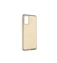 Samsung Galaxy S20 Plus Uyumlu Kılıf Zore Premier Silikon Kapak (Gold)