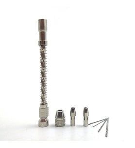 El Matkabı Mini + 4 Adet Matkap Ucu Ahşap Oyma Tesbih Bileklik Mini Yarı Otomatik El Matkabı