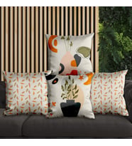 eJOYA Modern Tasarımlı 4'lü Yastık İçi Ve Kırlent Kılıfı 45cm 113810