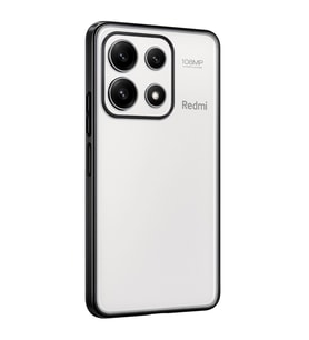 Xiaomi Poco X6 Pro Kılıf Kamera Korumalı Lensli Silikon - Siyah