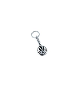 VW Yeni Tasarım Siyah Metal Anahtarlık - Volkswagen Uyumlu Metal Anahtarlık (Krom)
