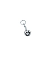VW Yeni Tasarım Siyah Metal Anahtarlık - Volkswagen Uyumlu Metal Anahtarlık (Krom)