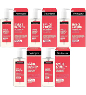 Neutrogena Düzensiz Cilt Tipleri için Yüz Yıkama Jeli 200ML (5 Li Set)