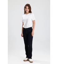 #KadınPantolon Koyu Indigo Denim Monica24 Boot Cut Kesim Yumuşak Doğal His Veren Kadın Jean Pantolon